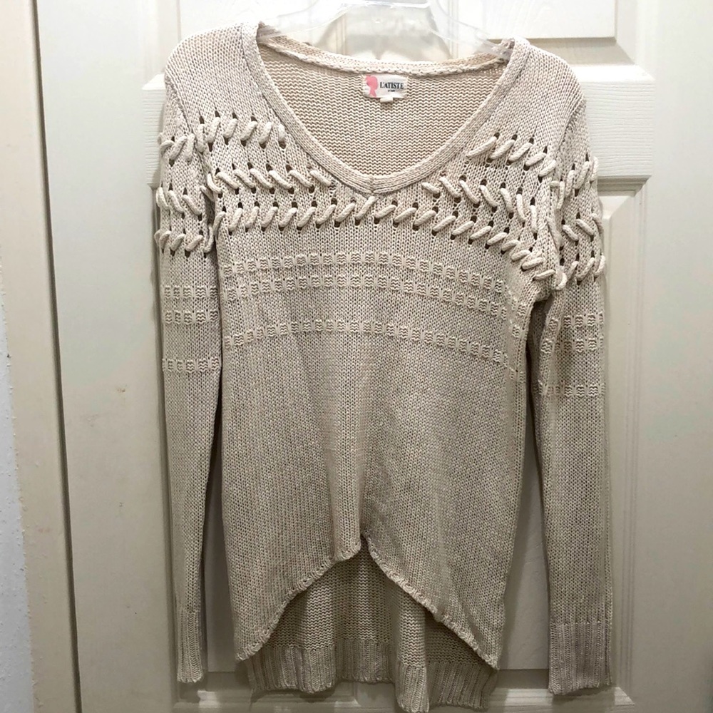 Unique Detail Sweater Large